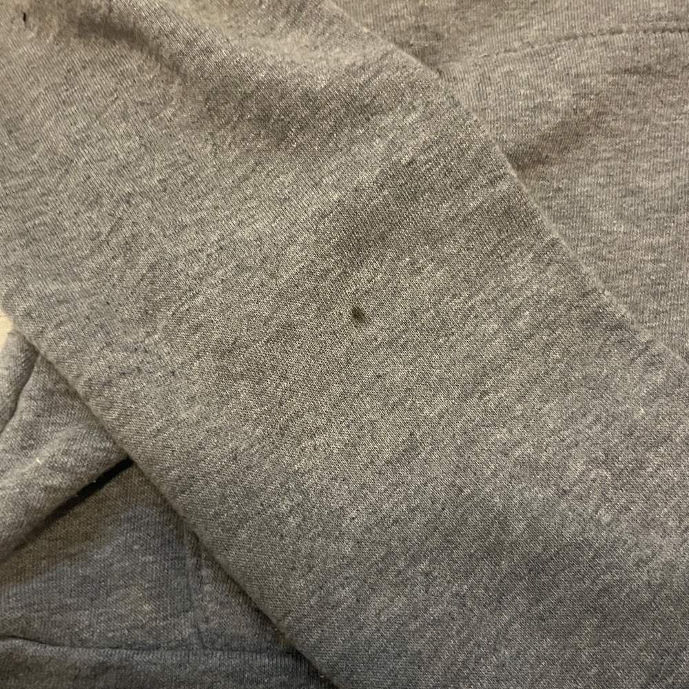 Custom Grey Zip Up Hoodie ๐งฅ โ Sherpa Lined Fall Jacket XS/S - Picture 8 of 8